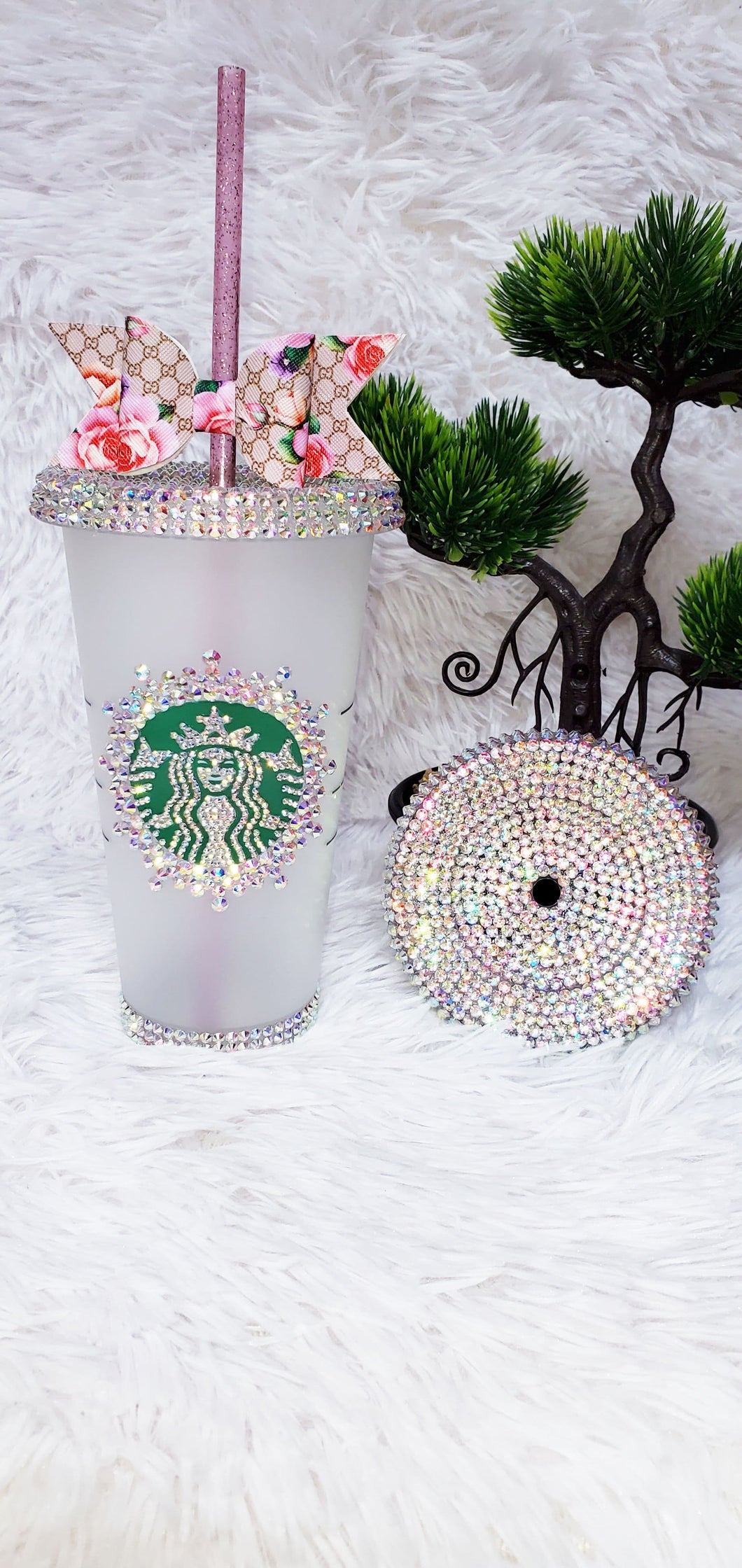 Starbucks Cup with rhinestones